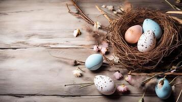 Easter White Background - photo