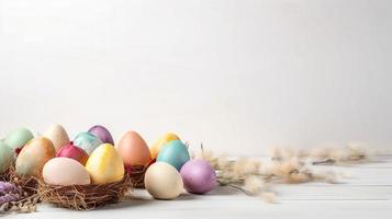 Easter White Background photo
