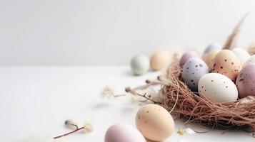 Easter White Background photo