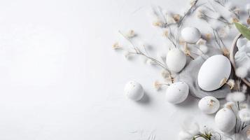 Easter White Background photo