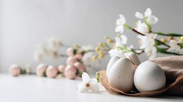 Easter White Background photo
