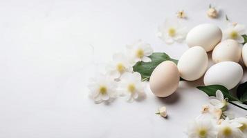 Easter White Background photo