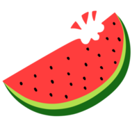 Slice of watermelon png