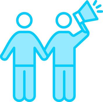 icono de vector de protesta