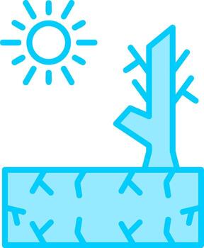 Drought Vector Icon