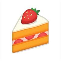 torta de frutas ilustración vector