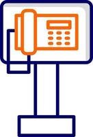 Public Phone Vector Icon