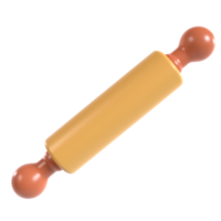 rolling pin illustration rendering png