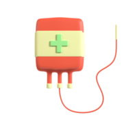 blood transfusion illustration rendering png