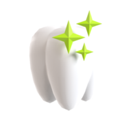 tooth 3d illustration rendering png