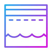 kaaba icon gradient purple colour ramadan symbol perfect. vector