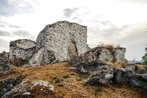 Ruins in the mountain photo