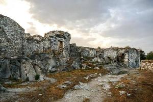 Ruins in the mountains photo