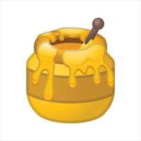 Honey Pot Illustration Vector