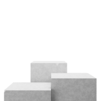 beton podium staan Product vitrines. kunstmatig producten png