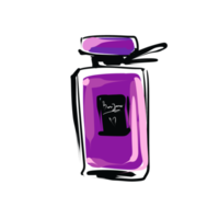 perfume bottle, fashion design, icon, eau de parfume. png