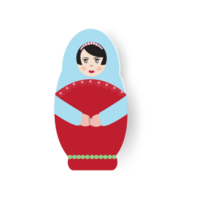 matriochka poupée pour décoratif. png