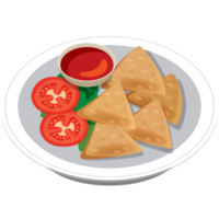 samosa halal voedsel menu png