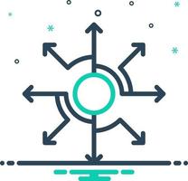 mix icon for expand vector
