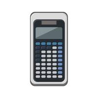 contabilidad calculadora dispositivo dibujos animados vector ilustración