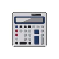 calculate calculator device cartoon vector illustration