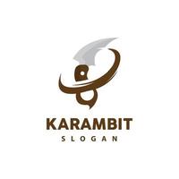 kerambito logo, Indonesia luchando arma vector, ninja luchando herramienta sencillo diseño, modelo ilustración símbolo icono vector