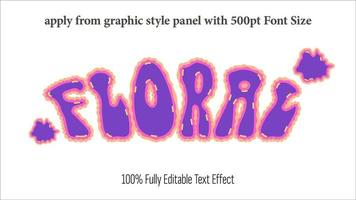 texto efecto - gráfico estilo vector