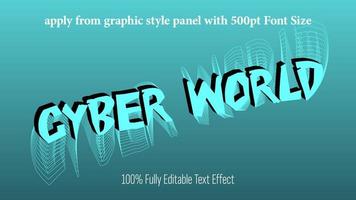 text effect - Graphic Style vector