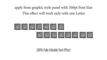 text effect - Graphic Style vector