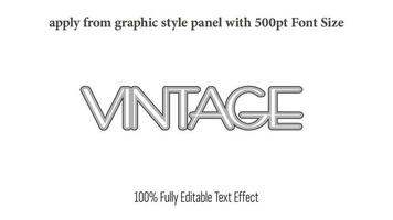 text effect - Graphic Style vector