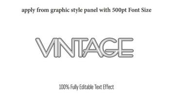 text effect - Graphic Style vector