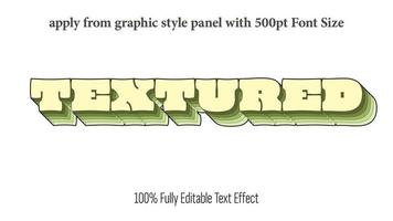 text effect - Graphic Style vector