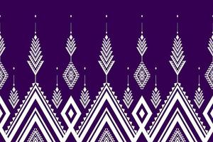 Border tribal pattern background. Geometric ethnic seamless pattern traditional. Mexican style. vector