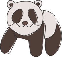 Baixe Rosto Sorridente de Urso Panda Cartoon PNG - Creative Fabrica