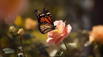 hermosa botánico flor elegancia estado animico o emoción generativo ai foto