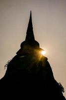 Old oriental temple photo