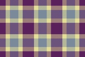 Fabric texture pattern. Plaid background seamless. Textile vector check tartan.