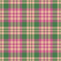 Texture check background. Textile vector plaid. Seamless fabric tartan pattern.