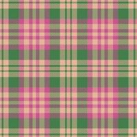 Texture check background. Textile vector plaid. Seamless fabric tartan pattern.