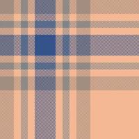 Plaid check pattern. Seamless fabric texture. Tartan textile print. vector