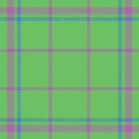 Plaid check pattern. Seamless fabric texture. Tartan textile print. vector