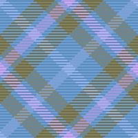 Check textile seamless. Fabric pattern texture. Background vector tartan plaid.