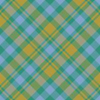 Background texture seamless. Fabric plaid vector. Pattern check tartan textile. vector