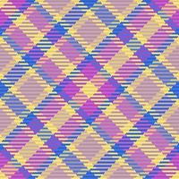 Texture check vector. Tartan background plaid. Pattern fabric textile seamless. vector