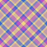 Texture check vector. Tartan background plaid. Pattern fabric textile seamless. vector