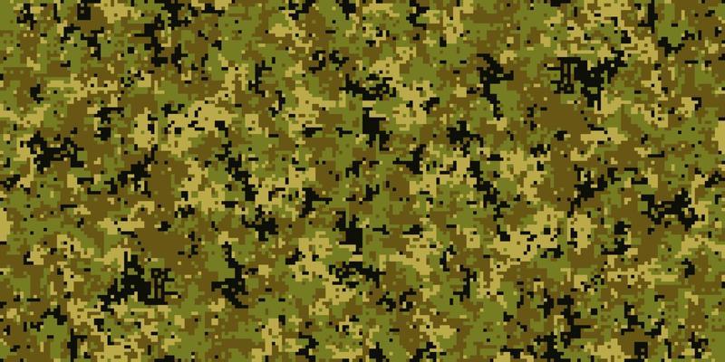 Pixel camouflage for a soldier army uniform. Modern camo fabric design. Digital military vector background.