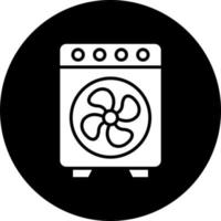 Electric Fan Vector Icon Style