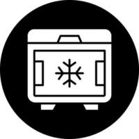 Deep Freezer Vector Icon Style