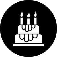 Birthday Cake Vector Icon Style