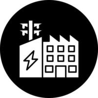 Electric Factory Vector Icon Style